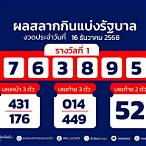ตรวจหวย01/06/65